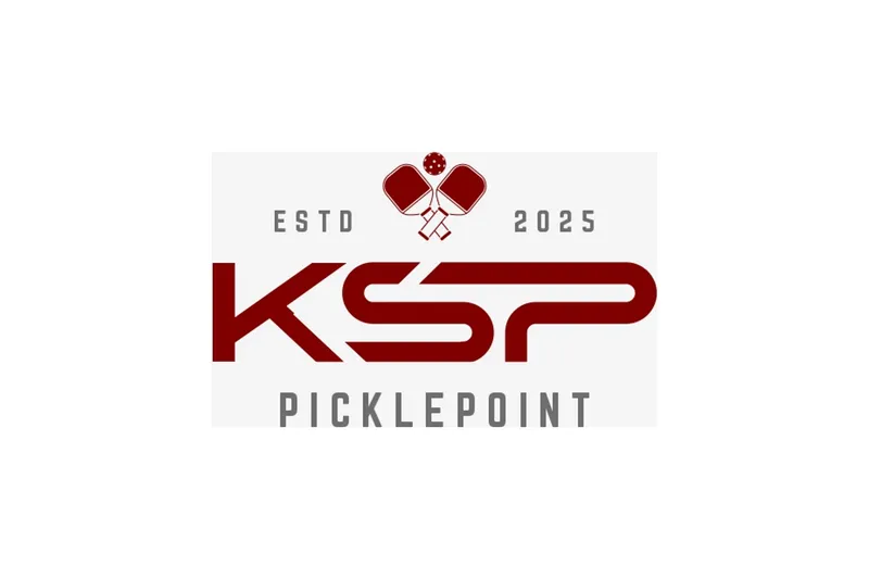 KSP PicklePoint logo, red paddles and ball above the KSP lettering